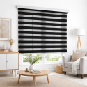 Cortina Roller Duo Negra Biancobelo Cortinas