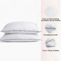 Almohadas Viscoelasticas relleno sintetico Biancobelo. Pack dos unidades. Almohadas