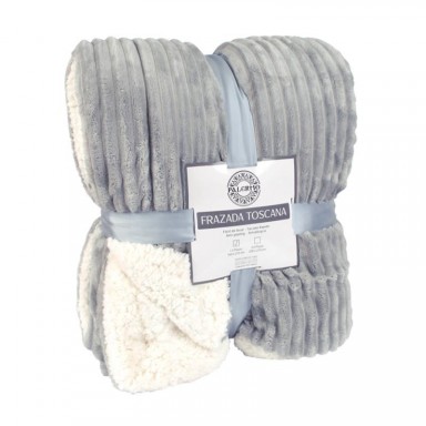 Frazada Térmica Toscana Gris King Frazadas