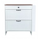 Zapatero Essenza Home Blanco Muebles de Dormitorio