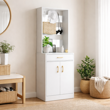 Mueble zapatero con colgador Zapateros
