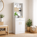 Mueble zapatero con colgador Zapateros