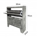 Zapatero Toledo Grey Muebles de Dormitorio