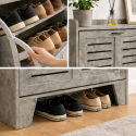 Zapatero Toledo Grey Muebles de Dormitorio