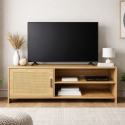 Rack de Tv Savanna Rattan Inicio