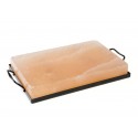 Tabla Sal Himalaya con soporte metalico Cocina