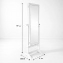 Mueble Espejo Joyero Blanco Muebles de Dormitorio