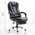 Silla Ejecutiva Masajeadora Negra Sillas
