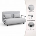 Sofa Cama Extendible Gris Light Linen Sofás