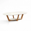 Mesa de Centro Elegance Blanca / Madera Mesas de Centro