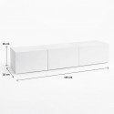 Rack TV Flotante Napoles Blanco Racks TV
