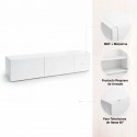 Rack TV Flotante Napoles Blanco Racks TV