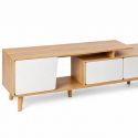 Rack de TV Ajustable nórdico color madera clara Racks TV