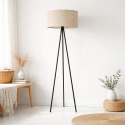 Lampara Tripode Beige 101 Iluminación