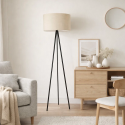 Lampara Tripode Beige 101 Iluminación