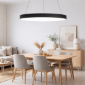 Lampara led 45w colgante 3000k modelo brihaspati redonda cerrada konnergie Iluminación