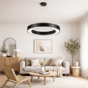 Lampara led 42w colgante 6000k modelo brihaspati redondaabierta konnergie Iluminación