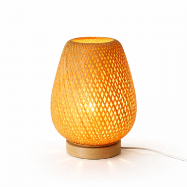 Lampara de Mesa Bamboo 30cm Iluminación