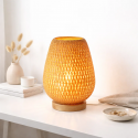 Lampara de Mesa Bamboo 30cm Iluminación