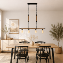 LAMPARA DE TECHO PORTA AMPOLLETA E27 X4 MODELO YUTE VASUMATI KONNERGIE Iluminación
