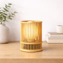 Lampara de mesa Bamboo cilindrica Iluminación
