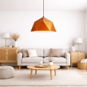 Lampara Minimal Barlad Orange Iluminación