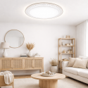 Lámpara led sobrepuesta 24+24w redonda 26cm aspi i 3000k-4000k-6000k Iluminación