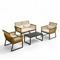 Set de Terraza Arrayan Beige JH-416 Juegos de Terraza