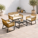 Set de Terraza Arrayan Beige JH-416 Juegos de Terraza