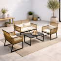 Set de Terraza Arrayan Beige JH-416 Juegos de Terraza