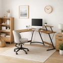 Escritorio esquinero madera Yesker Escritorios