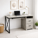 Escritorio Urban Grey 120cm Escritorios