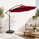 Quitasol Lateral 3M Terraluxe Burdeo Terraza y Jardin