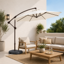 Quitasol Lateral 3M Terraluxe Crema Terraza y Jardin