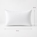 Pack 2 Almohadas Rellena de Pluma Pecho Biancobelo 50x70 Inicio