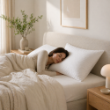 Pack 2 Almohadas Rellena de Pluma Pecho Biancobelo 50x70 Inicio