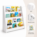 Estanteria librero para niños blanca Niños
