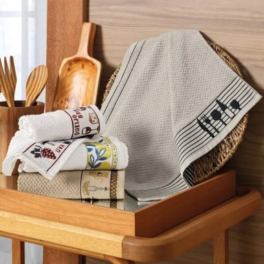 Paño Cocina Tempero Gris Karsten Absorbente Cocina