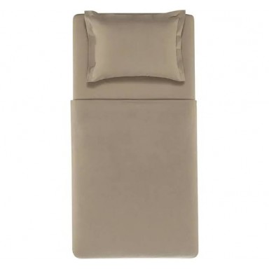 Sábanas Karsten 1.5 Plazas 200 Hilos Tom Beige Suaves Sábanas