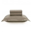 Sábanas Karsten Súper King 200 Hilos Beige Algodón Sábanas