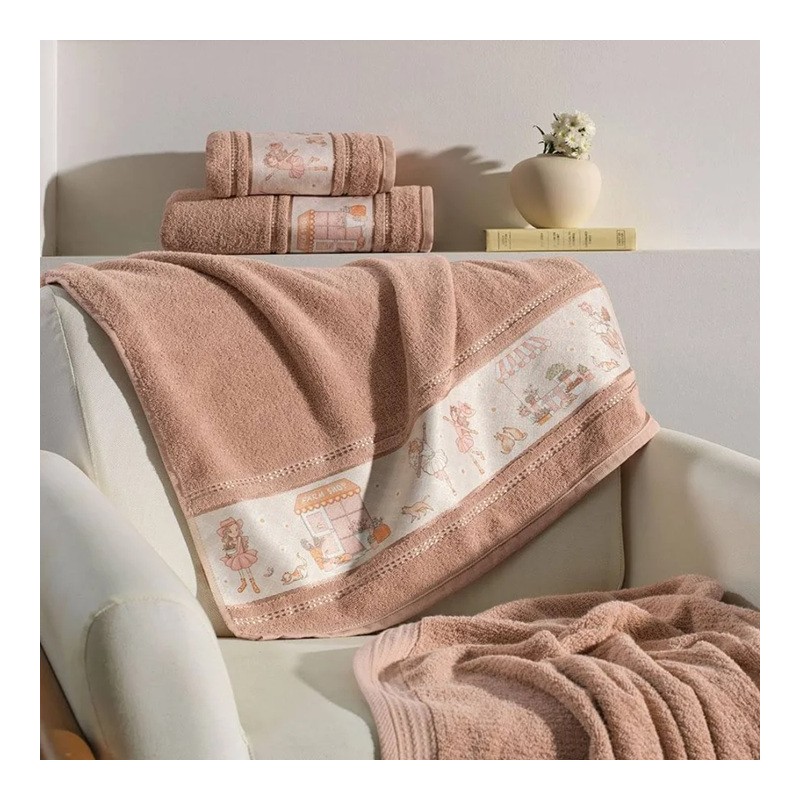 Toalla Baño Karsten Daisy Suave y Absorbente Toallas