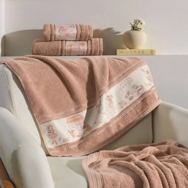 Toalla Baño Karsten Daisy Suave y Absorbente Toallas