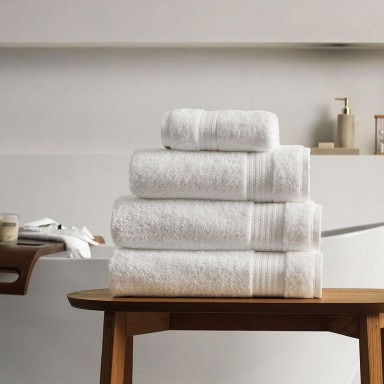Toalla Sábana de Baño Unika Blanca Karsten 500 gr 86 × 150 cm – Algodón Suave Toallas
