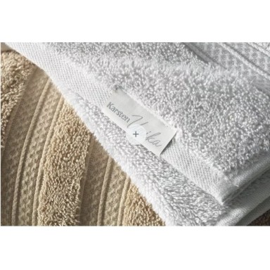 Toalla de Baño Karsten Unika Blanca 70x140 cm Algodón 500g Alta Absorción Premium Toallas
