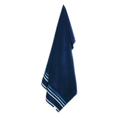 Toalla de Mano Karsten Lumina Azul Marino Azul 48x80 cm Algodón 500g Alta Absorción Toallas