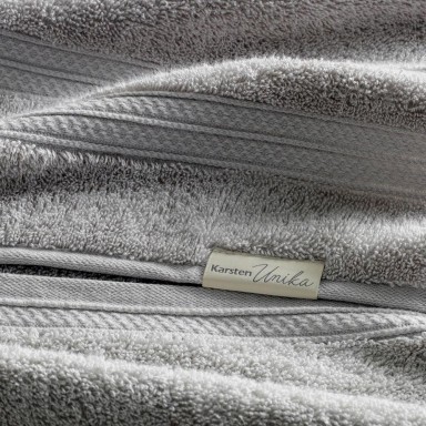 Toalla de Mano Karsten Unika Gris Perla 48x80 500gr Toallas