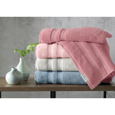 Toalla de Baño Karsten Unika Rosa 70x140 500gr Toallas