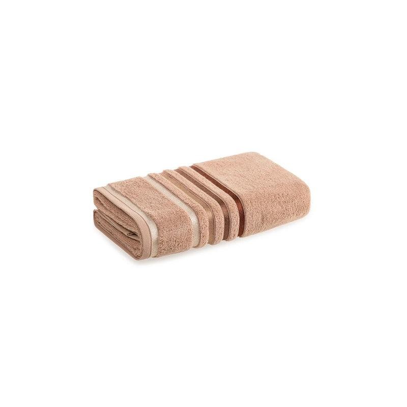 Toalla de Mano Karsten Lumina Terracota 48x80 cm 500g Algodón Absorbente Suave Inicio