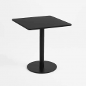 Mesa restaurant 70x70 Tubo Metal cubierta MDF Mesas de Comedor