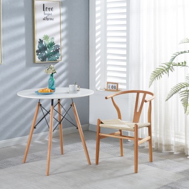 Silla Wishbone Madera y Hilo de cuerda - Natural Comedor y Estar